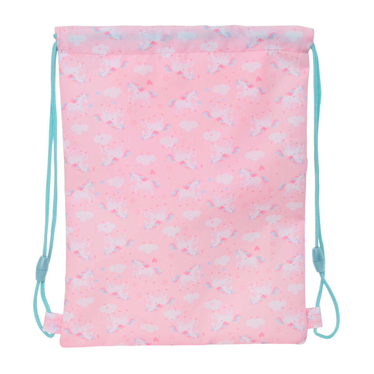 Rugtas met Koordjes Glow Lab Roze 26 x 34 x 1 cm