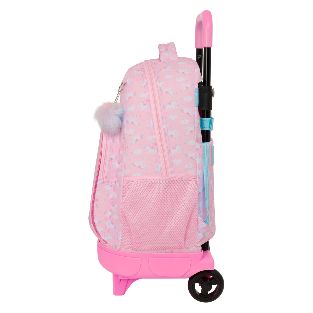 Schoolrugzak met Wielen Glow Lab Roze 33 x 45 x 22 cm