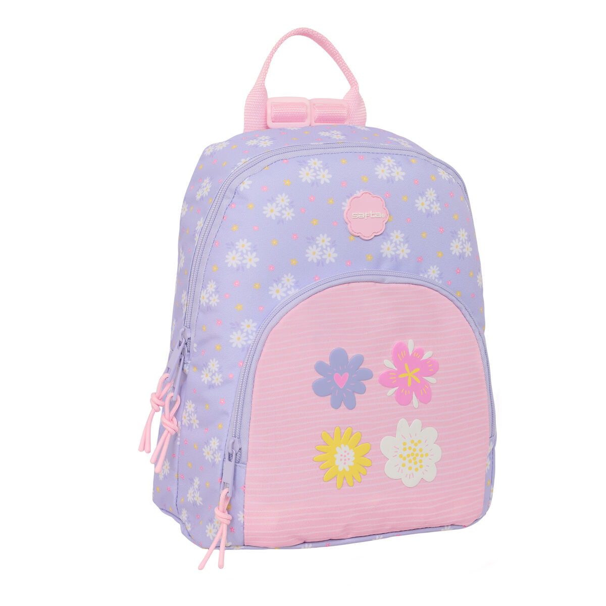 Rucksack Safta Bouquet Pink Lilac 25 x 30 x 13 cm Rucksack Safta Bouquet Pink Lilac 25 x 30 x 13 cm