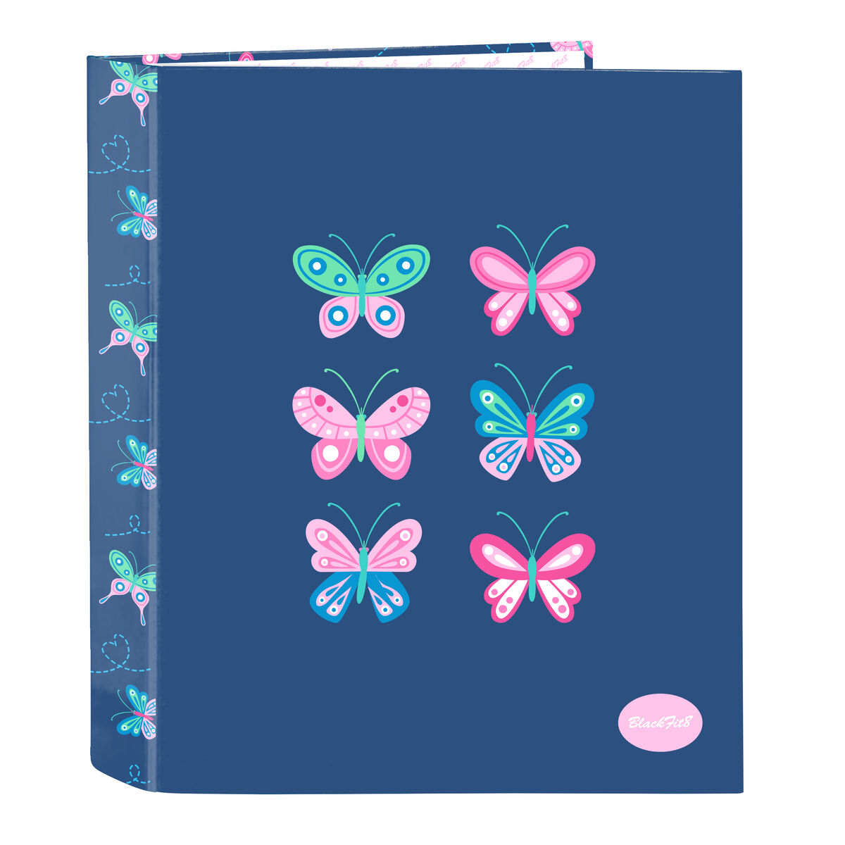 Ring binder BlackFit8 Mariposas Multicolour A4 27 x 33 x 6 cm Ring binder BlackFit8 Mariposas Multicolour A4 27 x 33 x 6 cm
