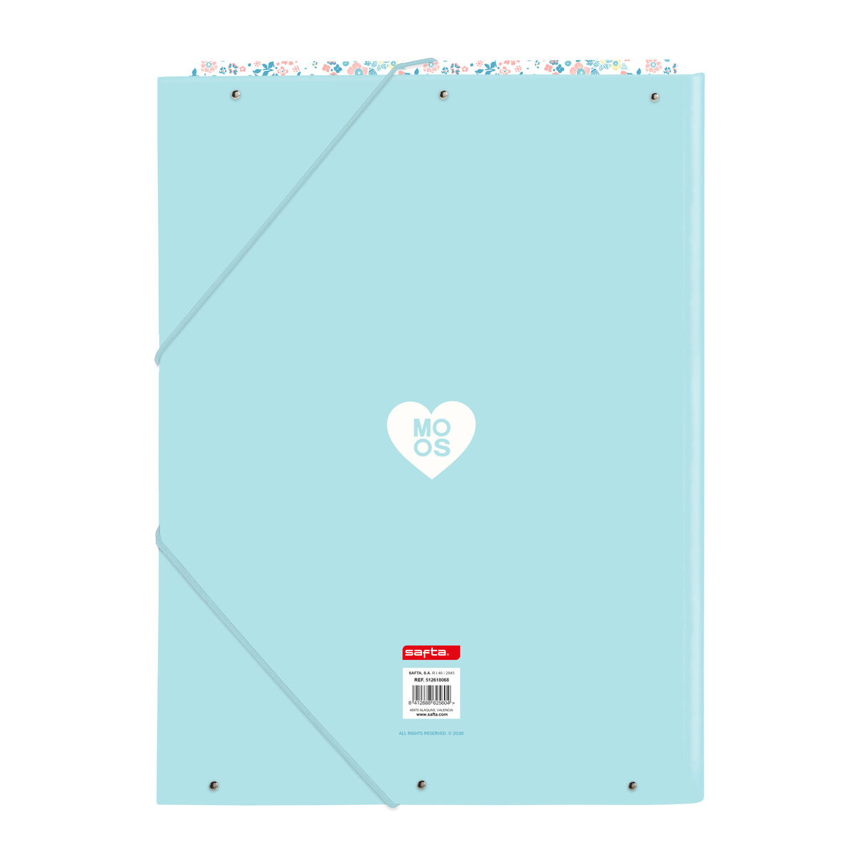 Ring binder Moos Fiori Multicolour A4 26 x 33.5 x 2.5 cm