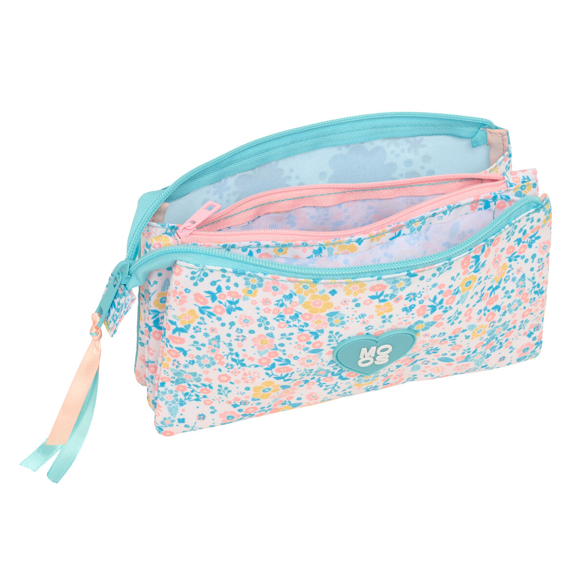 Holdall Moos Fiori Multicolour 22 x 12 x 3 cm