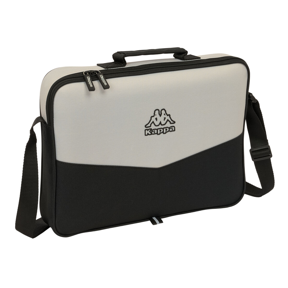 Schoolrugzak Kappa Grey Zwart Grijs 38 x 28 x 6 cm
