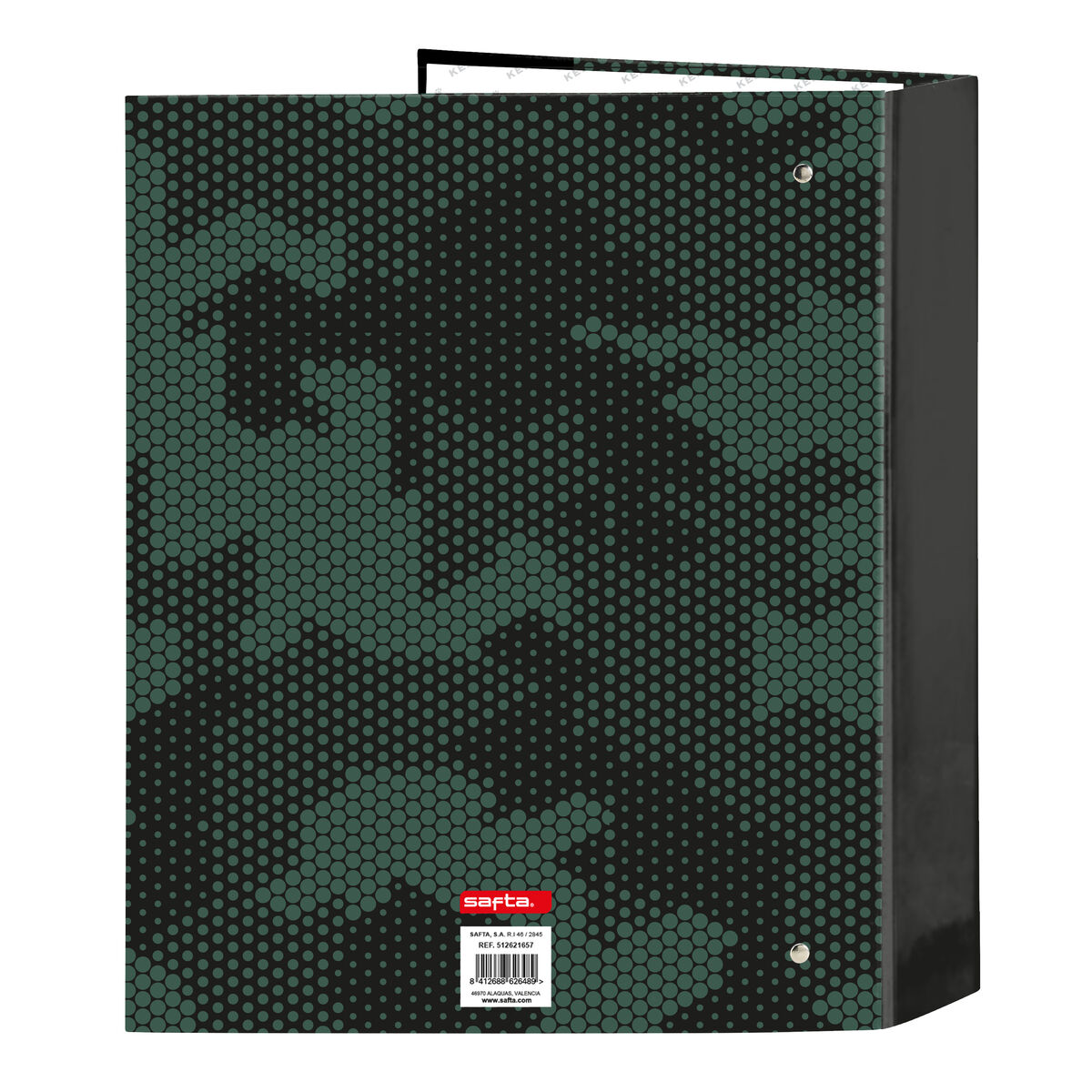 Ring binder Kelme Camo Black Green A4 27 x 33 x 6 cm