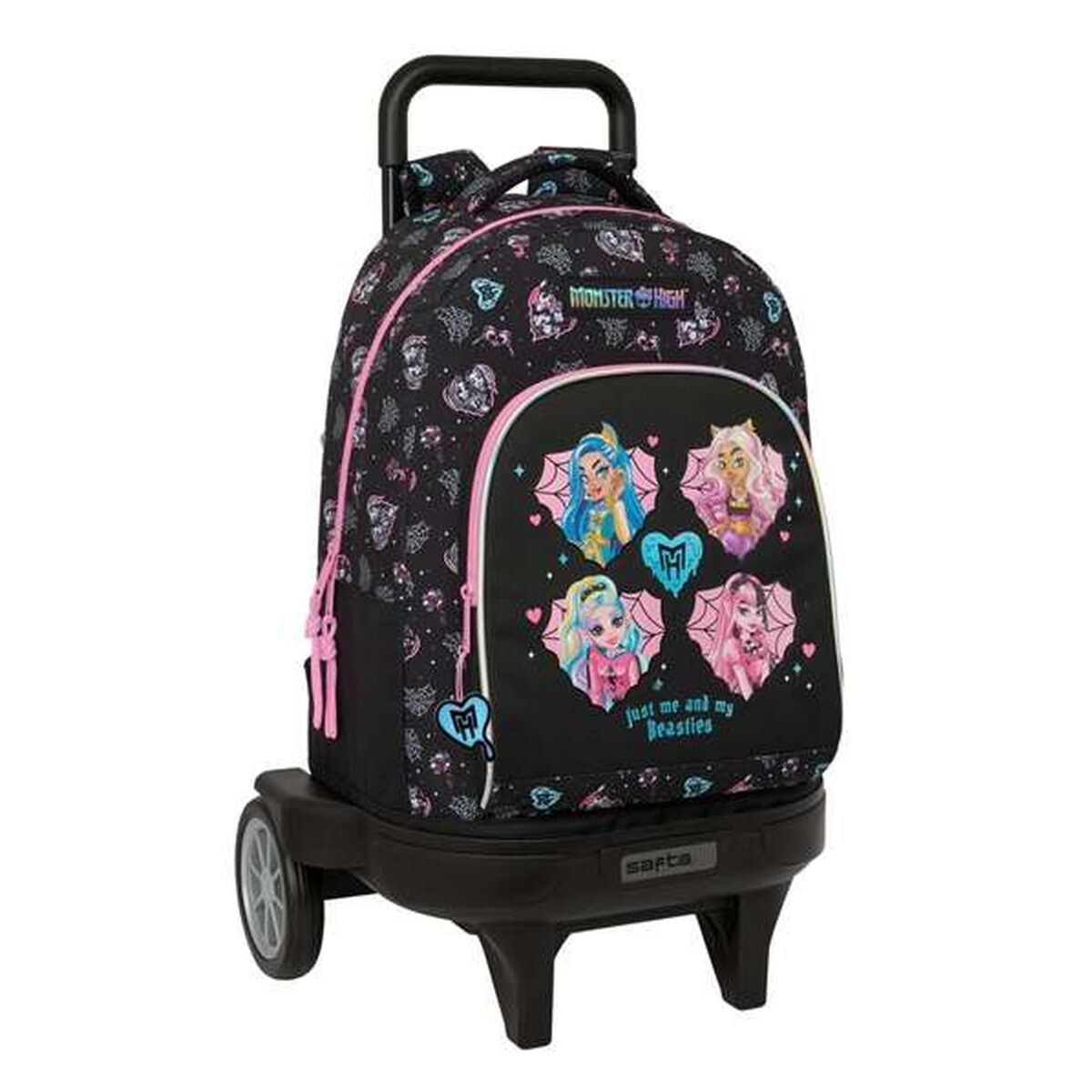 Schoolrugzak Monster High Zwart 33 x 45 x 22 cm