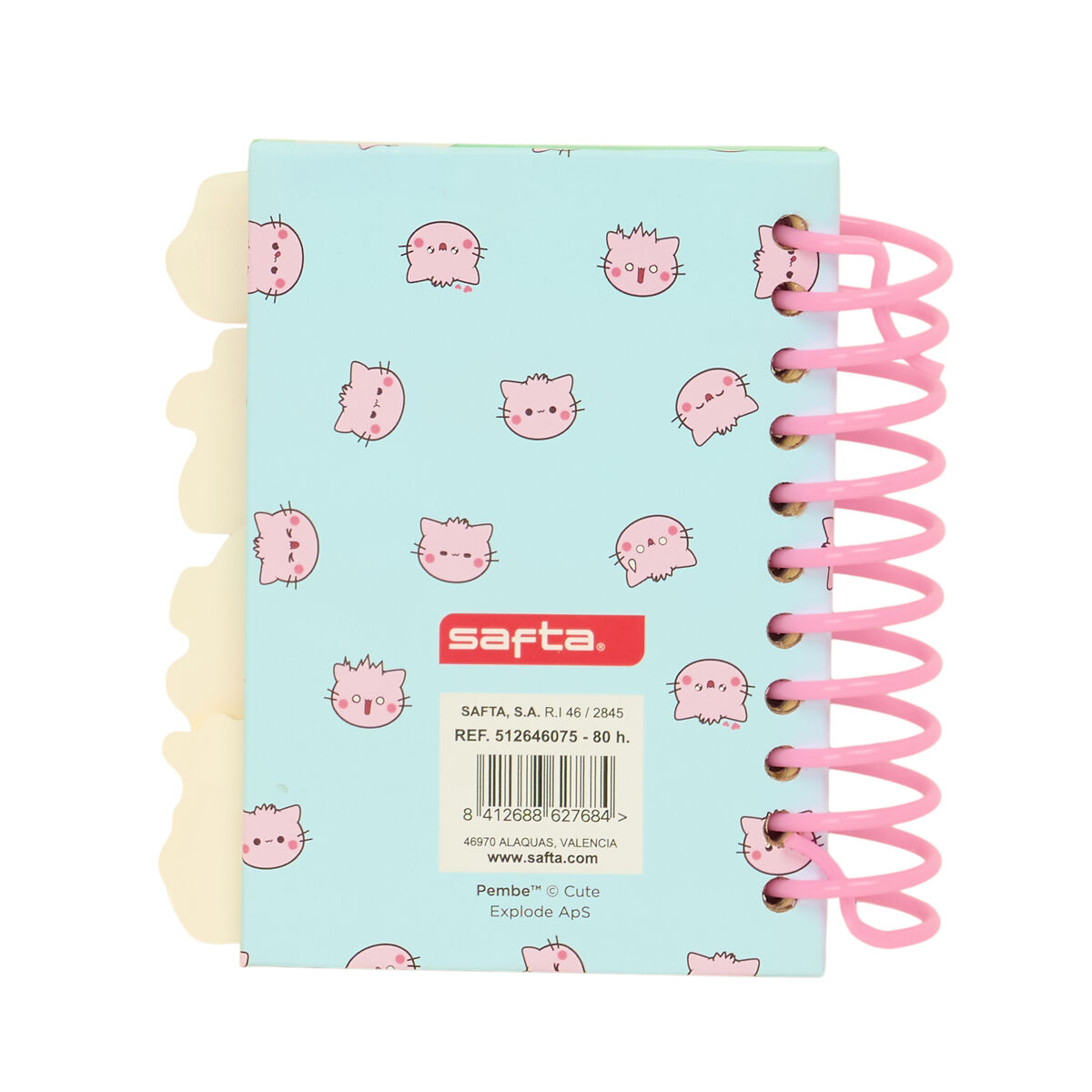 Ring binder Pembe The pink cat