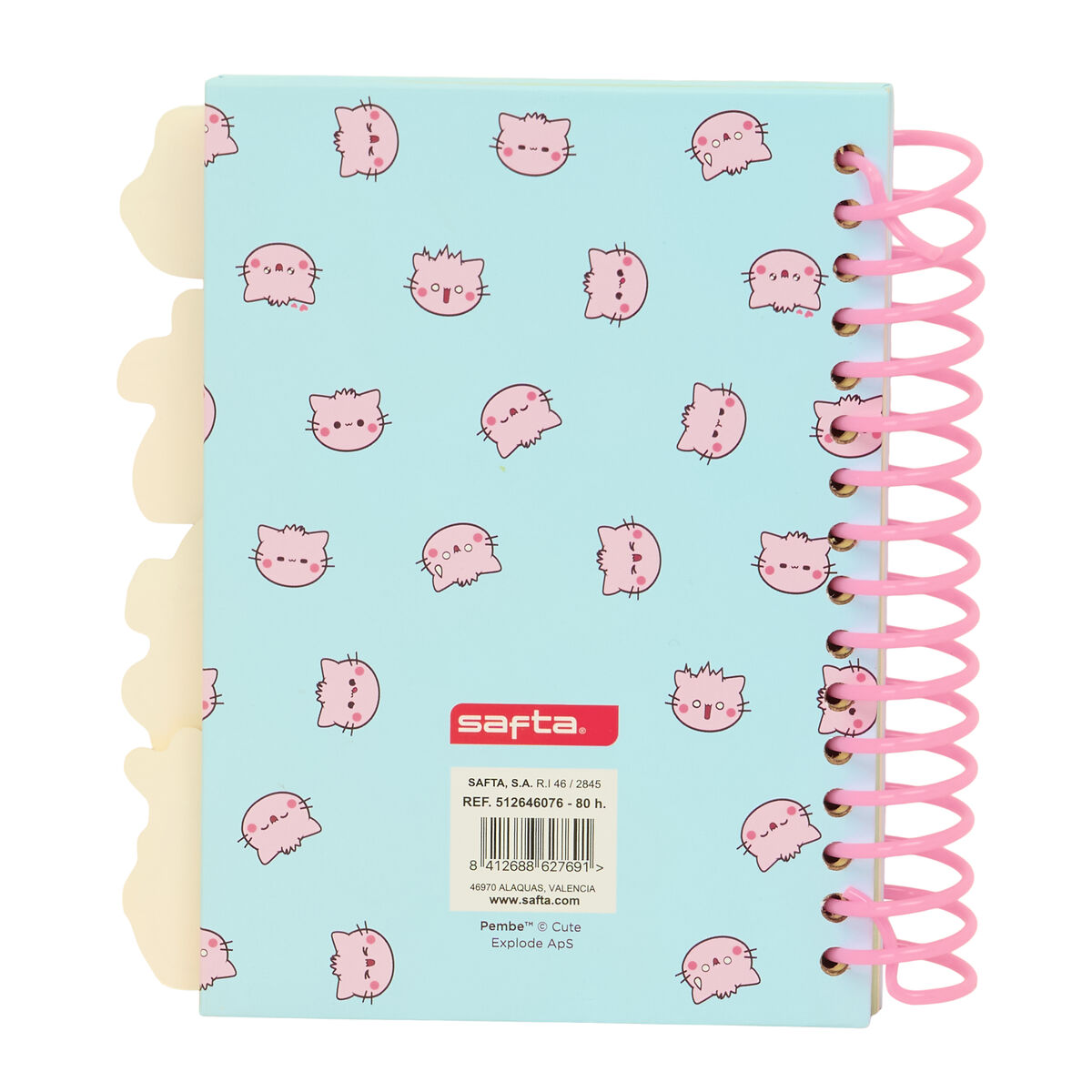 Ring binder Pembe The pink cat