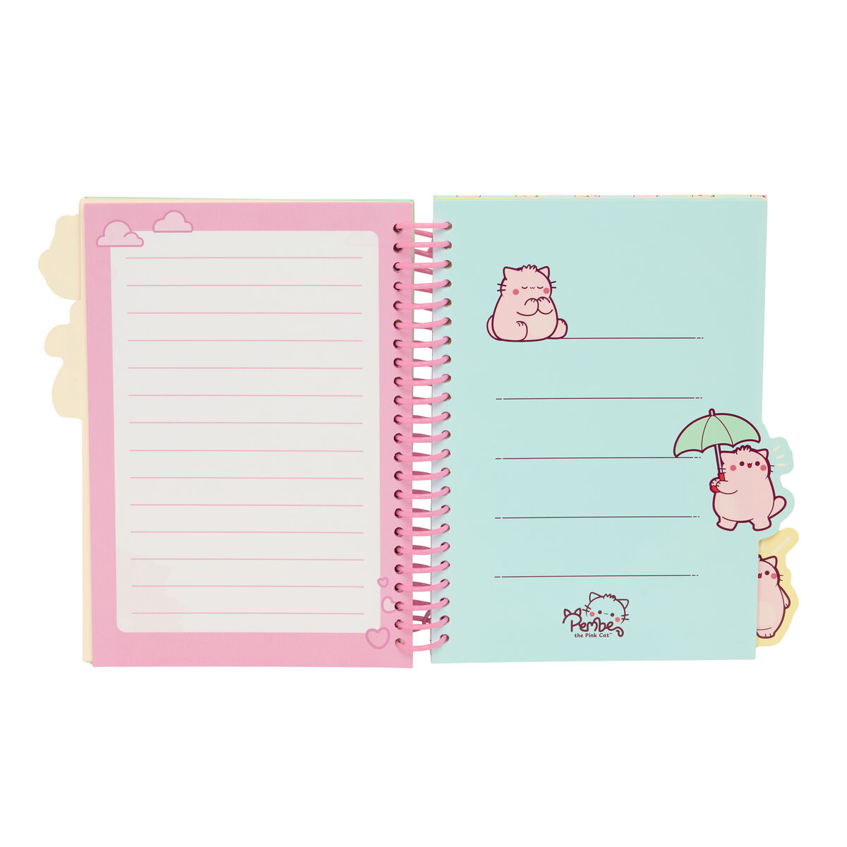 Ring binder Pembe The pink cat
