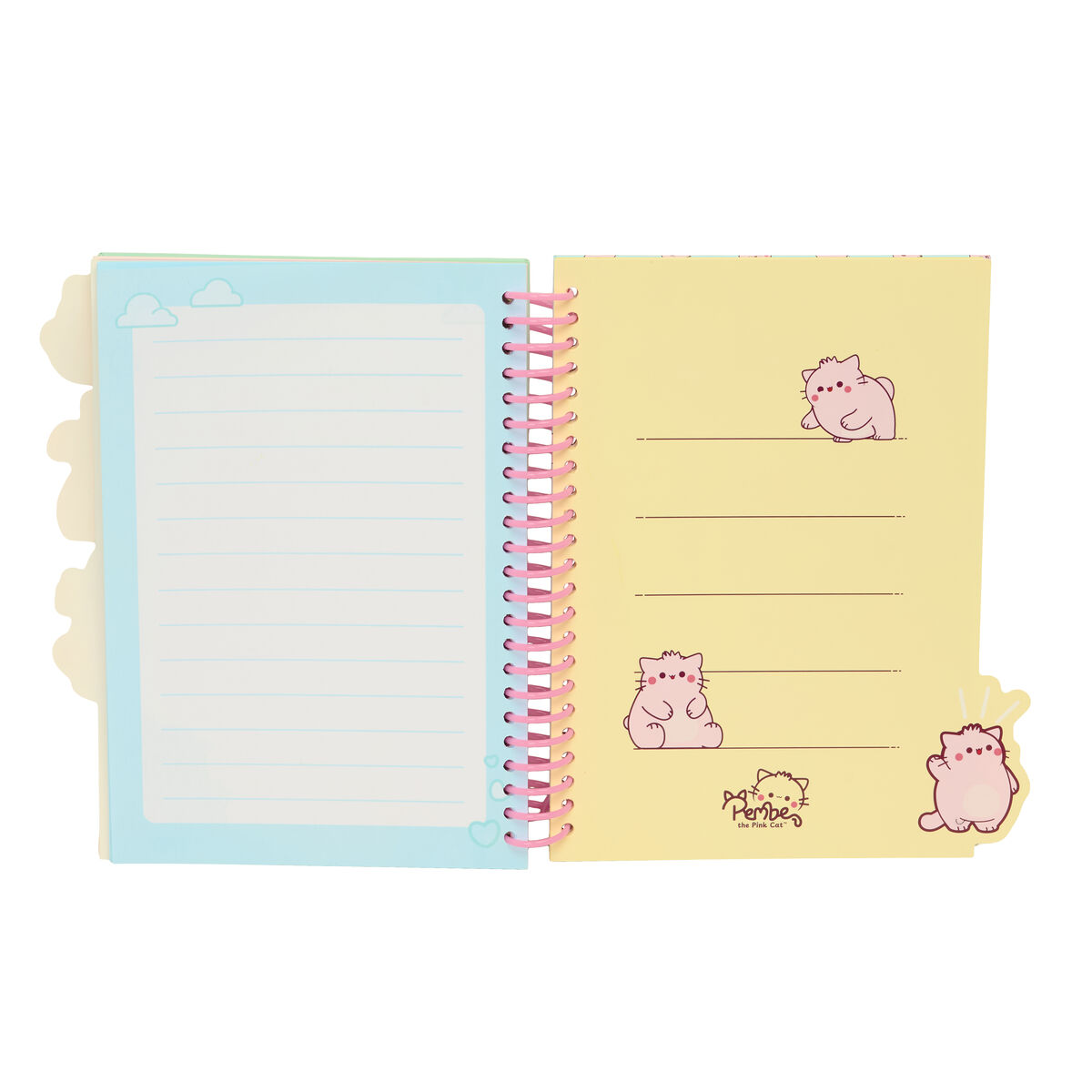 Ring binder Pembe The pink cat
