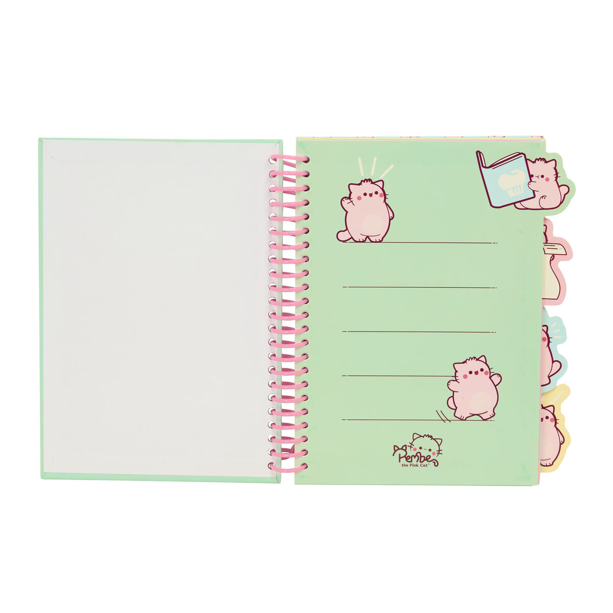 Ring binder Pembe The pink cat