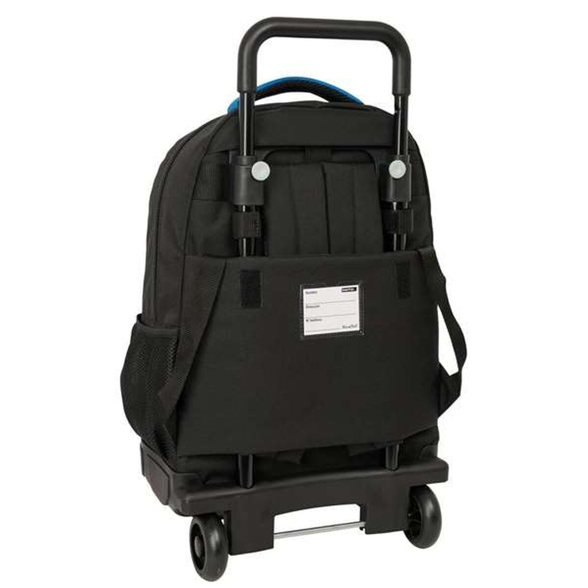 Schoolrugzak met Wielen BlackFit8 Underground Blauw Zwart 33 x 45 x 22 cm