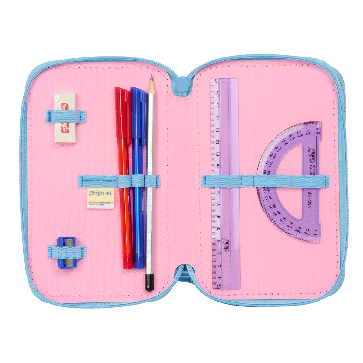 Holdall Lilo & Stitch Bright Light Pink 12,5 x 19,5 x 5,5 cm 37 Pieces