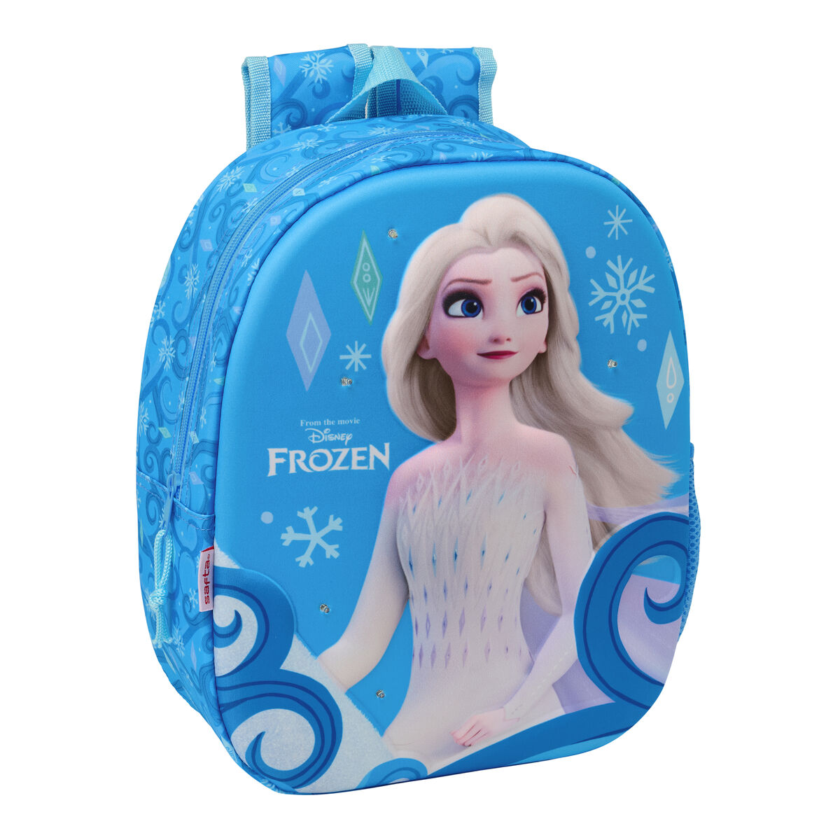Schoolrugzak Frozen Blauw 27 x 33 x 10 cm