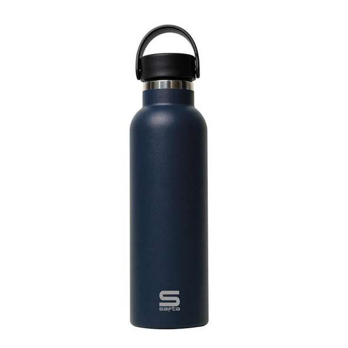 Water bottle Safta Marino Navy Blue Silicone Stainless steel