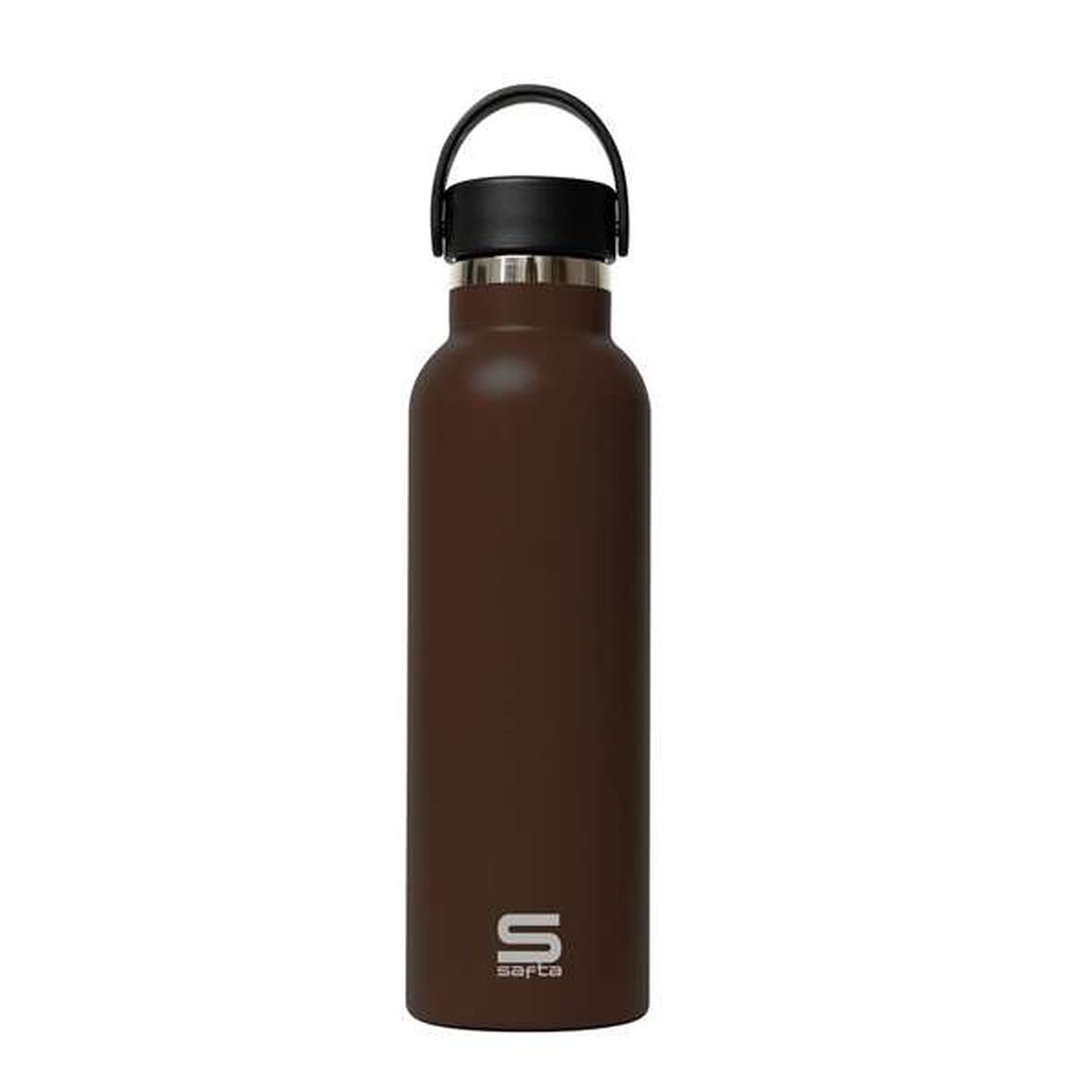 Water bottle Safta Chocolate Silicone Stainless steel