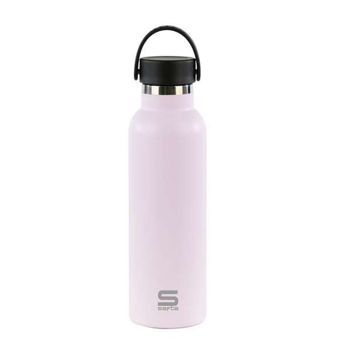 Water bottle Safta Lila Lilac Silicone Stainless steel