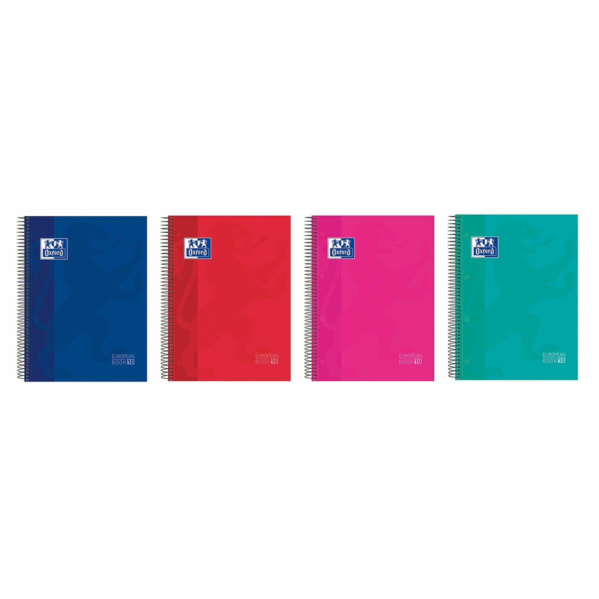 Cuaderno Oxford European Book 10 Microperforado Multicolor A4 5 Piezas