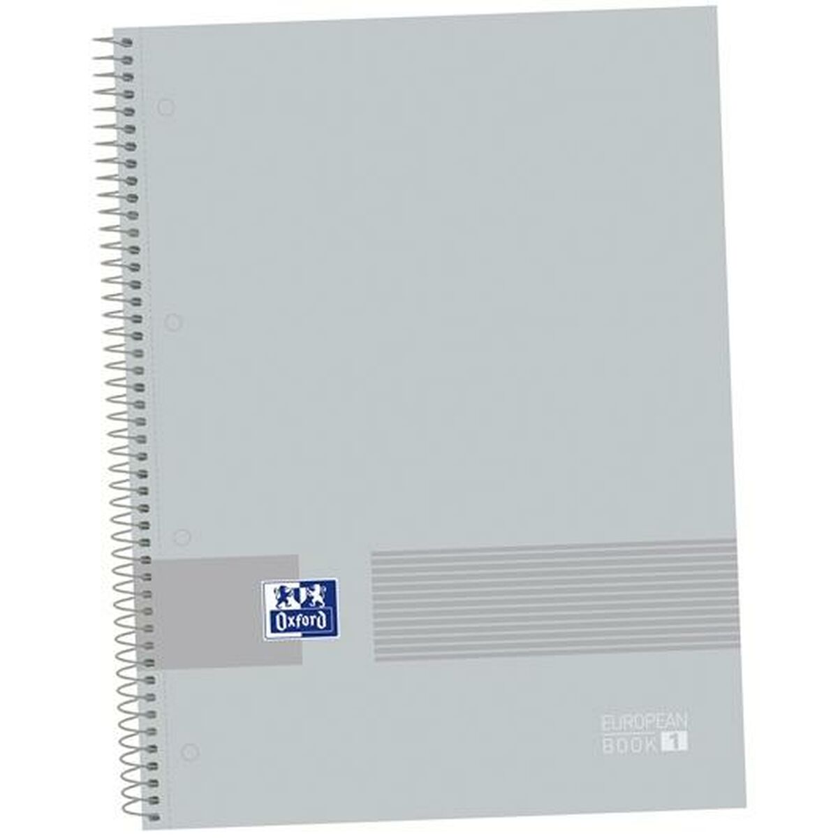 Image secondaire de Lot de cahiers Oxford &YOU EUROPEANBOOK Gris A4+ 80 Volets 5 Pièces (25 Unités)