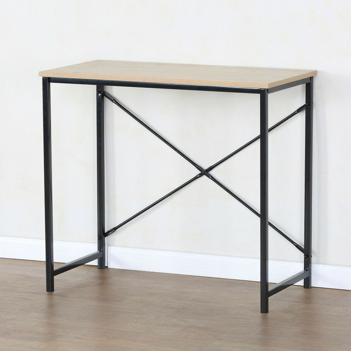 Bureau Aktive Zwart Hout (Refurbished B)