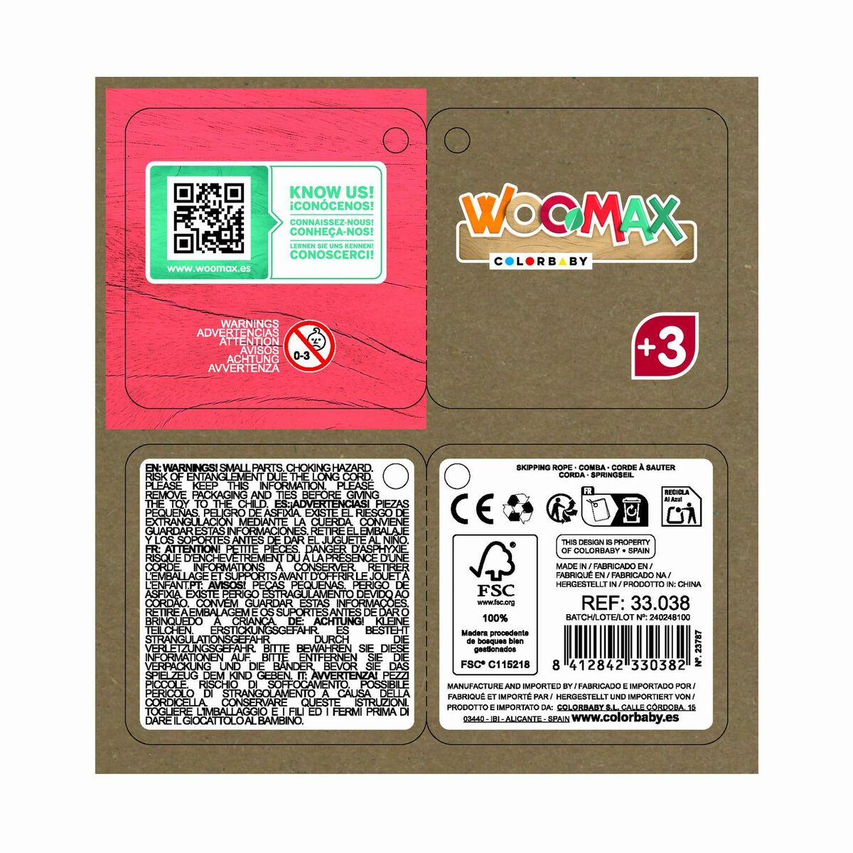 Springtouw met Handvatten Woomax