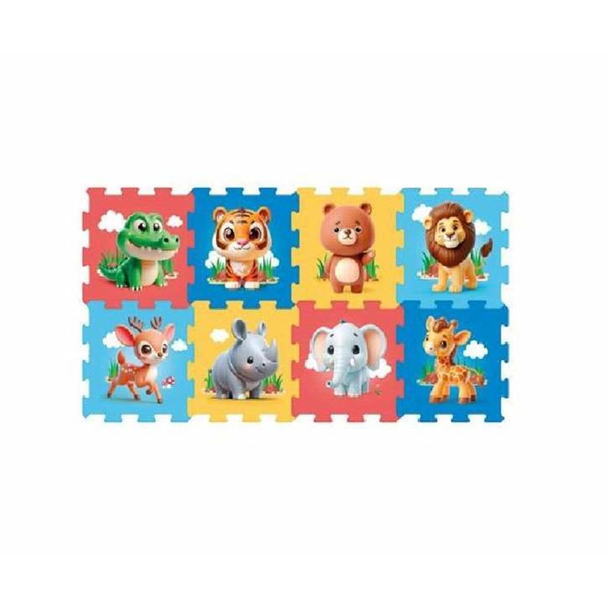 Image secondaire de Puzzle Colorbaby 120 x 60 cm Multicouleur animaux 8 Pièces