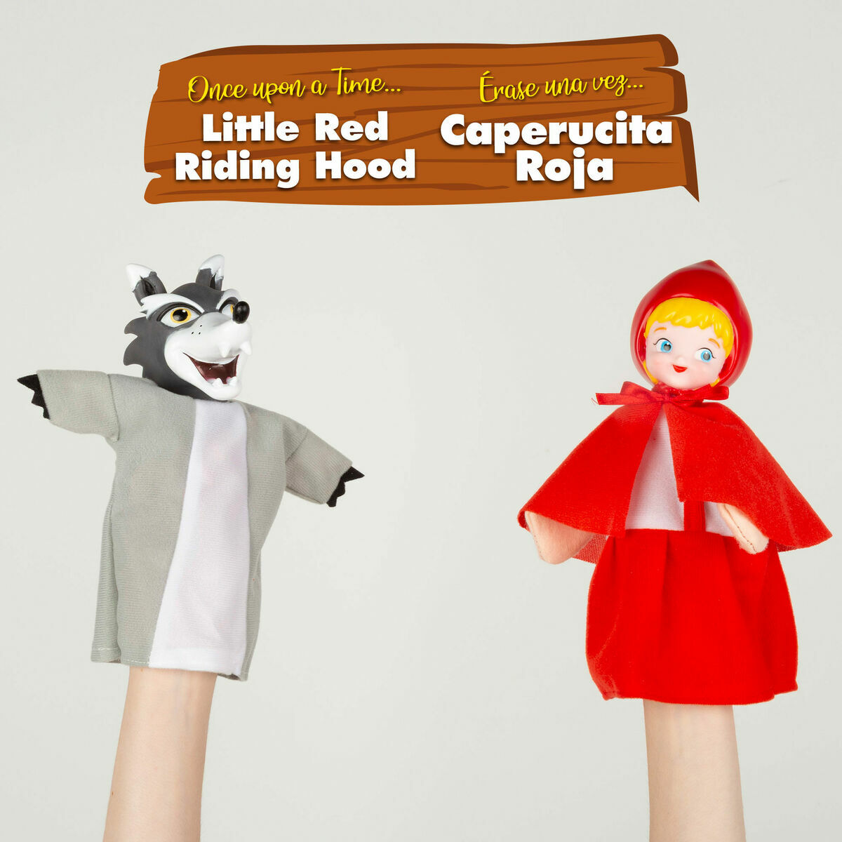 Image secondaire de Marionnette en peluche Colorbaby Chaperon Rouge