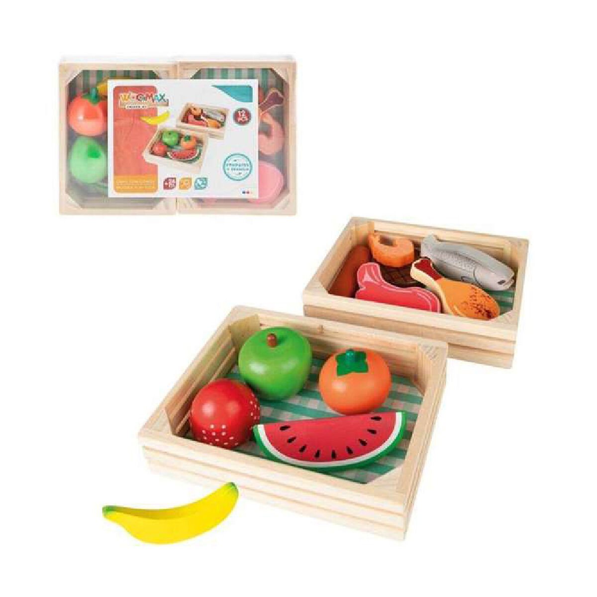 Spil Mad Sæt Woomax 46471 (12 pcs)