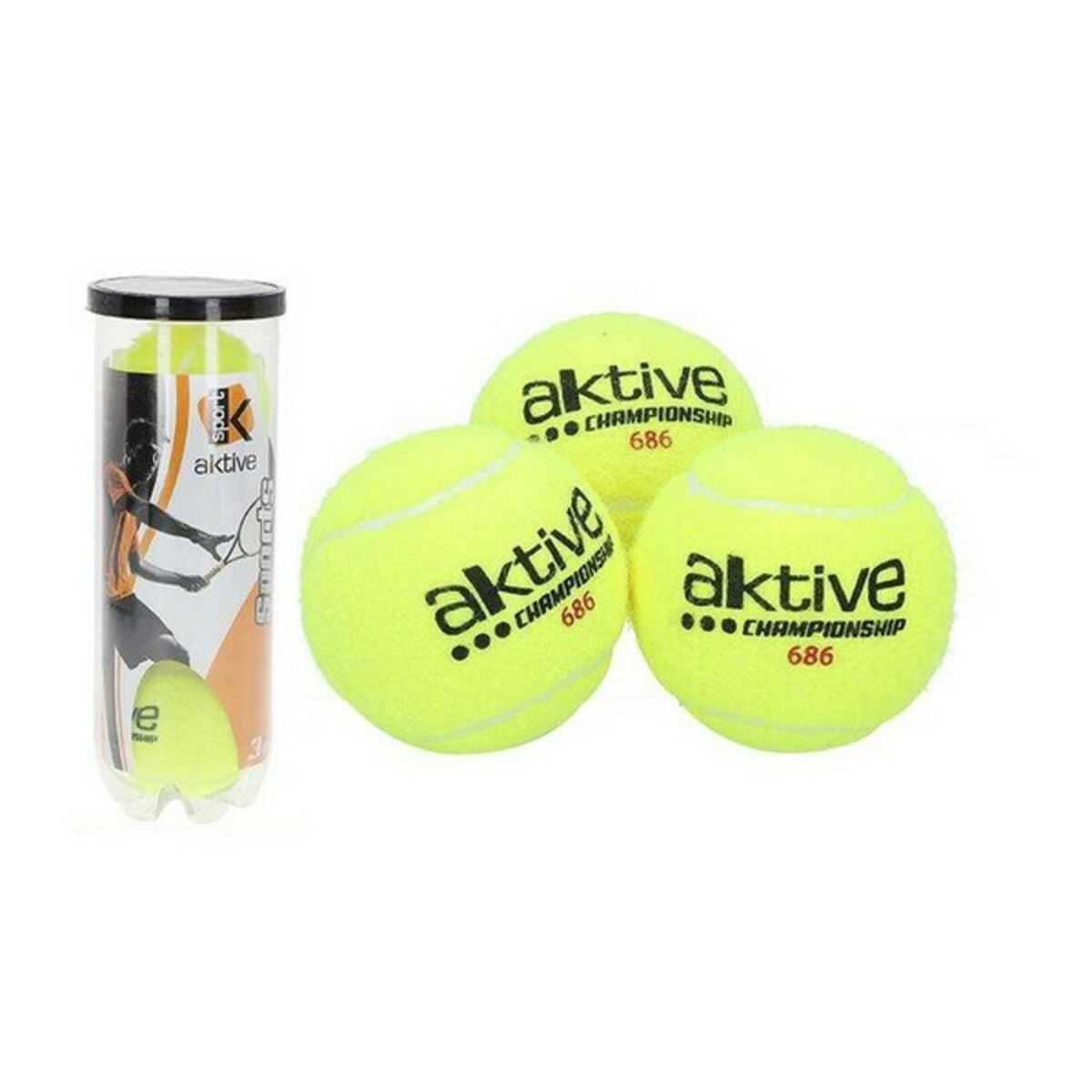 Balles de Tennis Colorbaby (3 uds)
