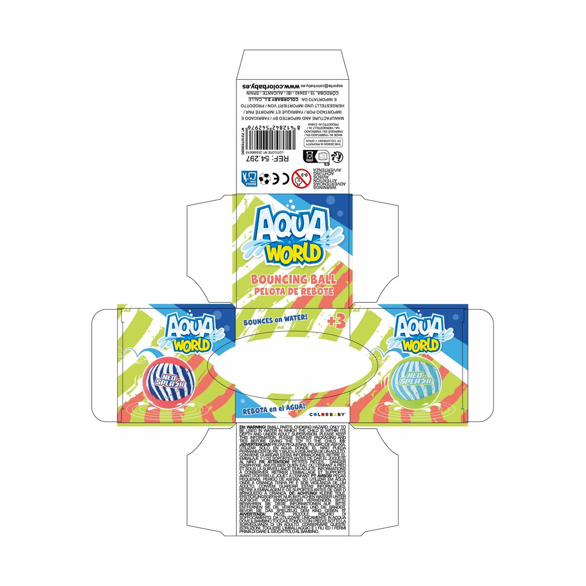 Water Sprinkler and Sprayer Toy Colorbaby 6 cm