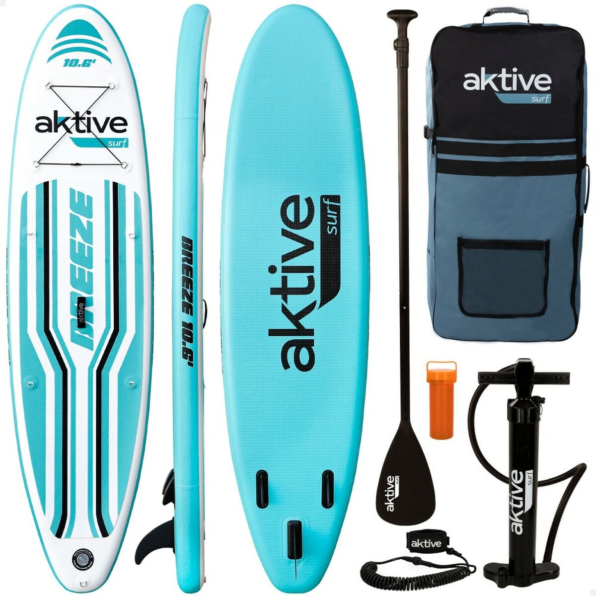 Planche de Paddle Surf Gonflable avec Accessoires Aktive Breeze