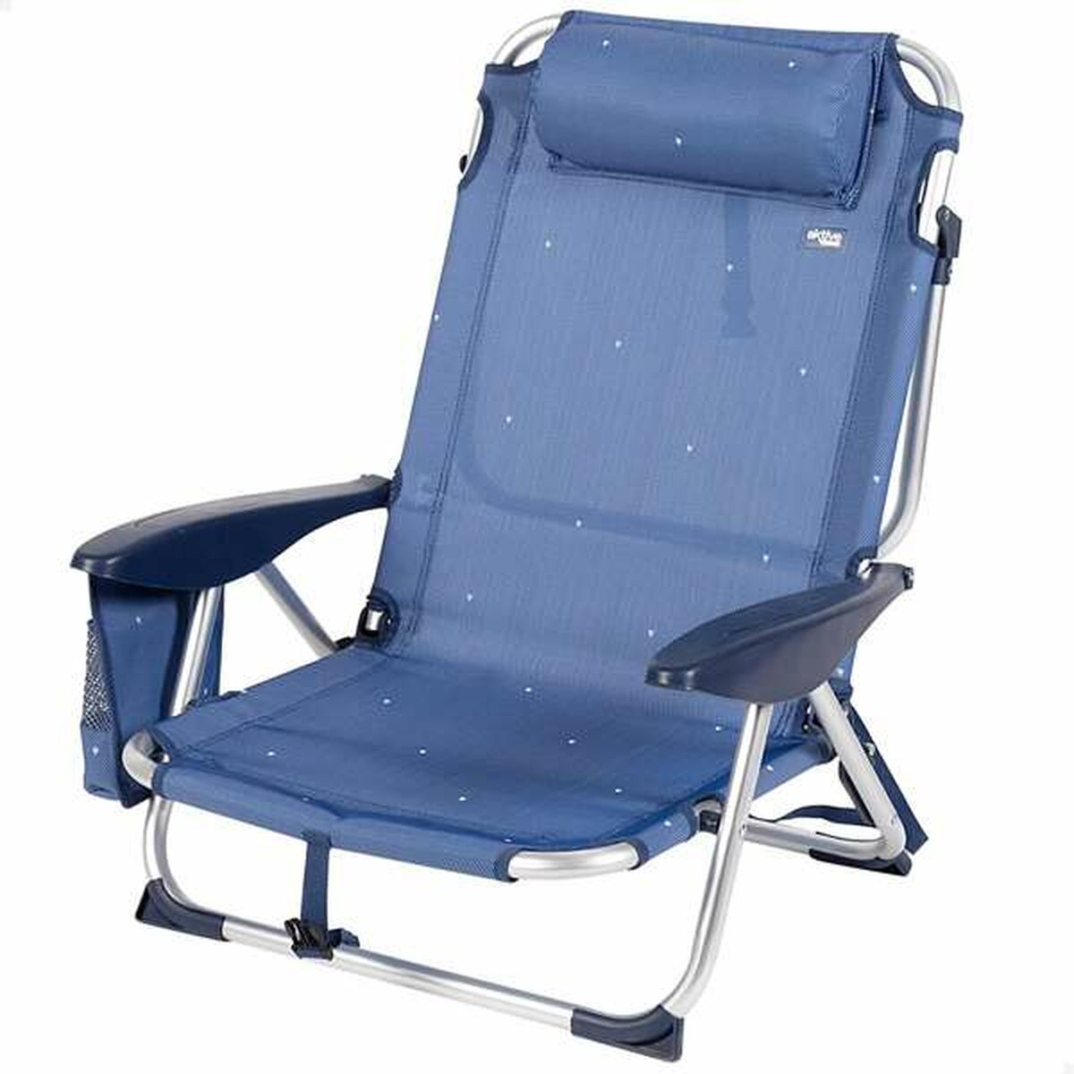 Image secondaire de Chaise de Plage Aktive Bleu foncé 51 x 45 x 76 cm Plage
