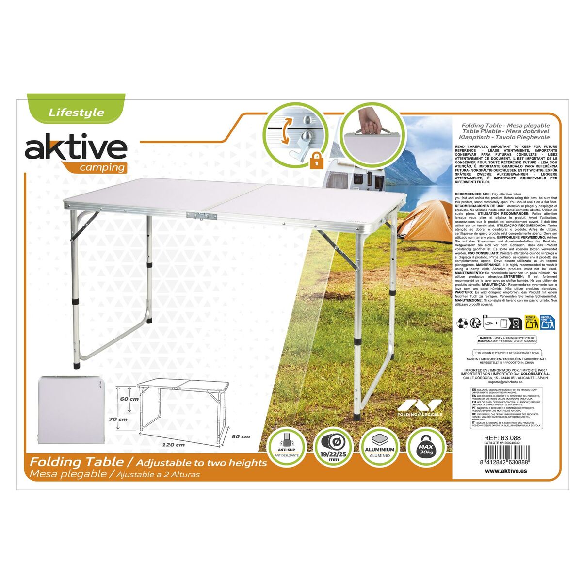Vouwtafel Aktive