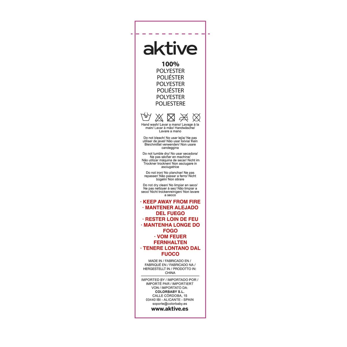 Vouwtafel Aktive 120 x 60 cm