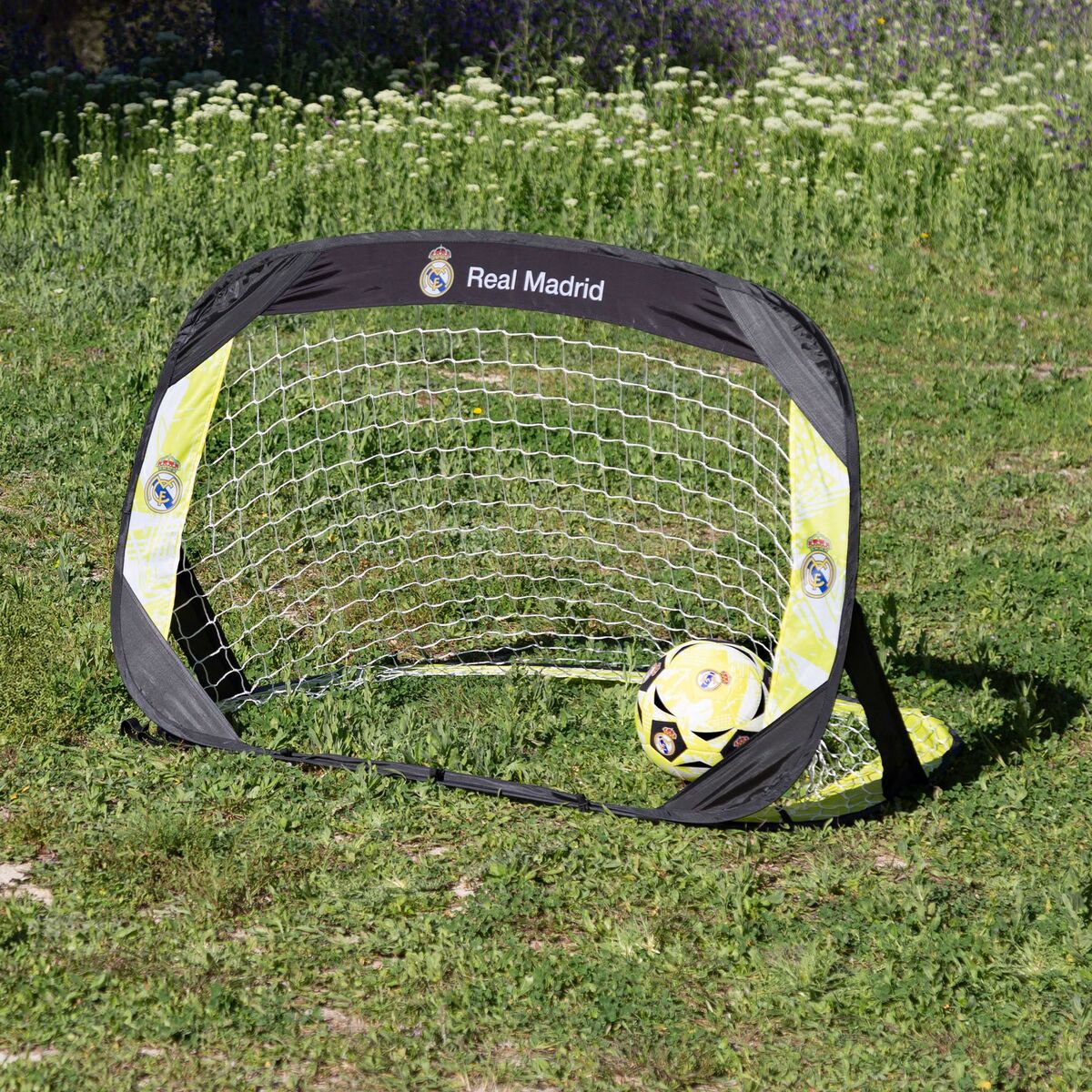Set van 2 voetbaldoelen Real Madrid C.F. 120 x 80 x 80 cm