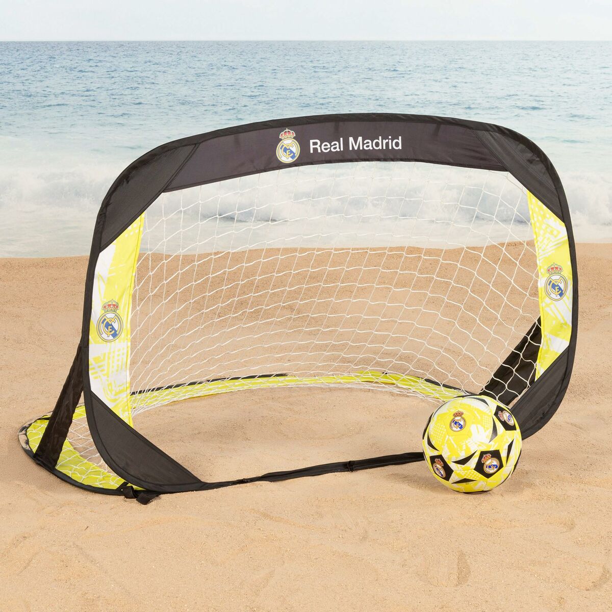 Set van 2 voetbaldoelen Real Madrid C.F. 120 x 80 x 80 cm
