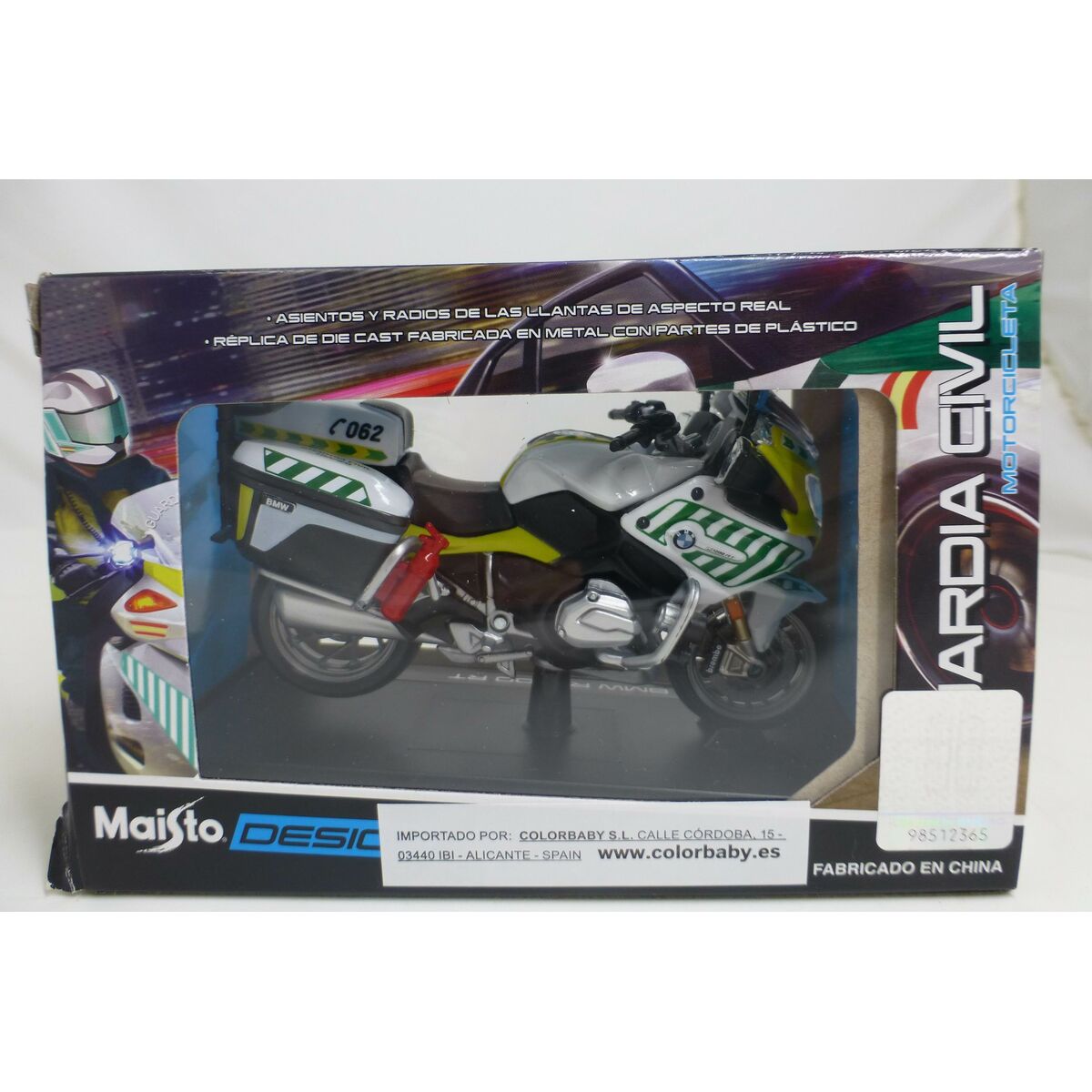 Motorcycle BMW Bmw R 1200 Rt Guardia Civil 1:18