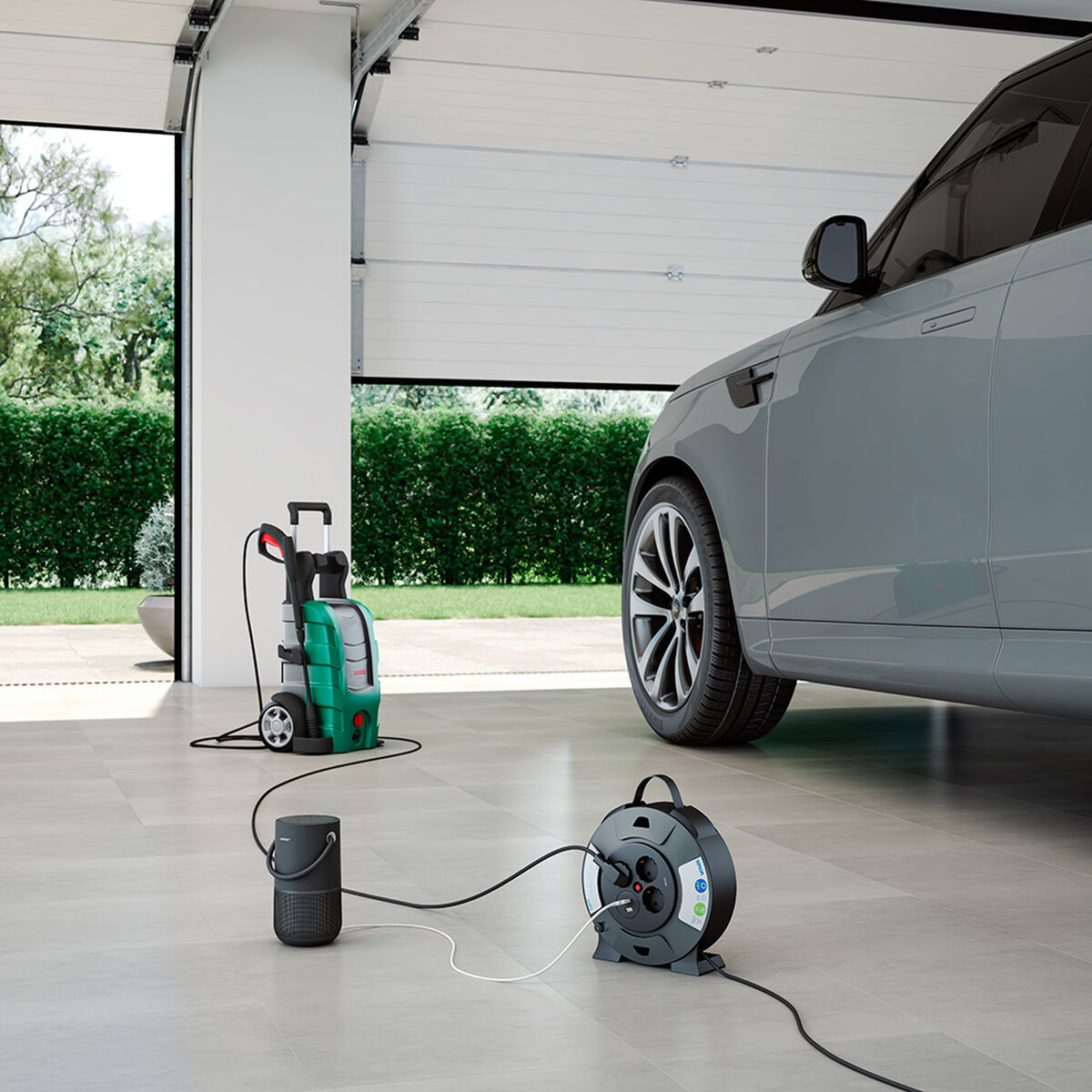 Bębny kablowe Simon 19,6 X 9,4 X 18,7 CM 3 x 1,5 mm 5 m