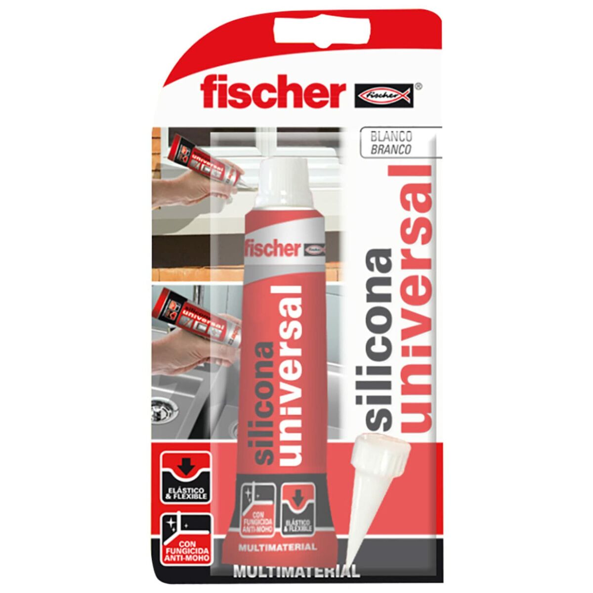Silicone Fischer 98718 Universel Blanc 50 ml