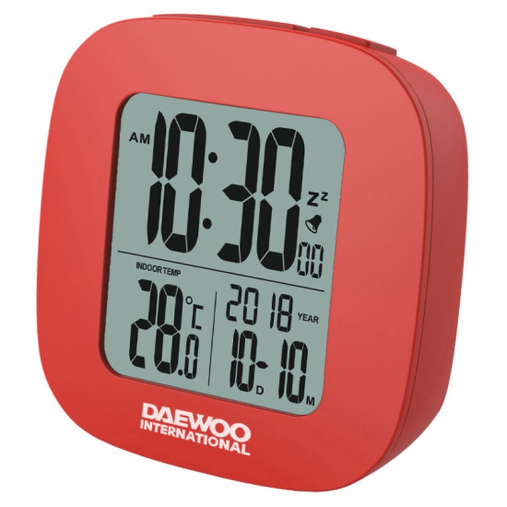 Alarm Clock Daewoo DAEDBF301 Red
