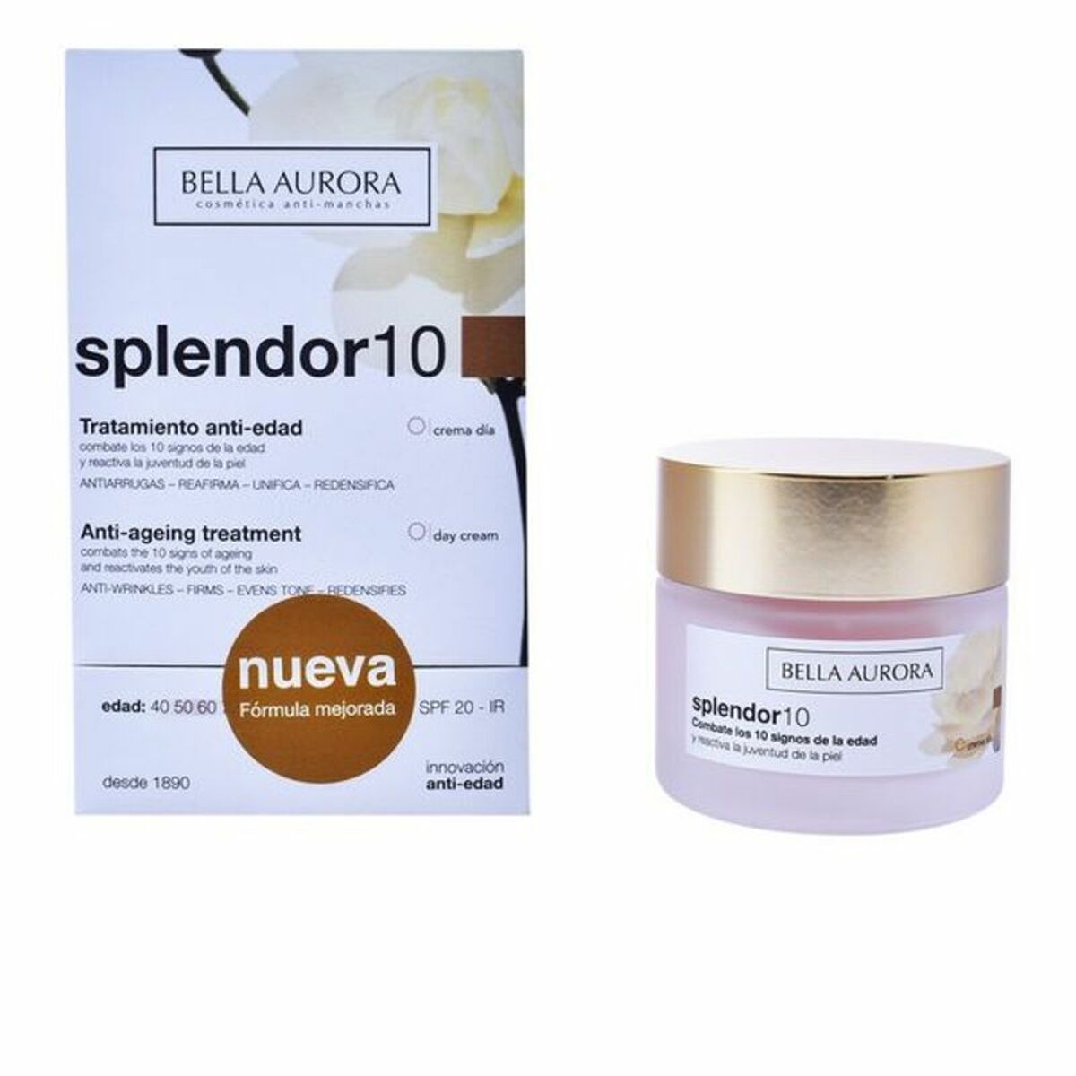 Crème anti-âge Bella Aurora Splendor Spf 20 50 ml