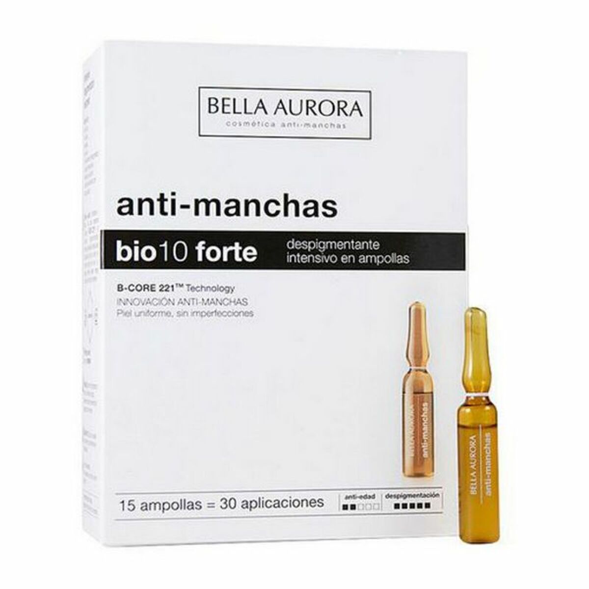 Soin anti-taches Bella Aurora Bio-10 Forte (15 x 4 ml)