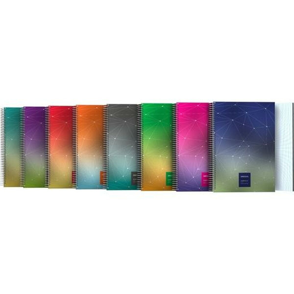 Image secondaire de Cahier Grafoplas Multicouleur Din A4 80 Volets 21,5 x 31,5 cm (8 Unités)