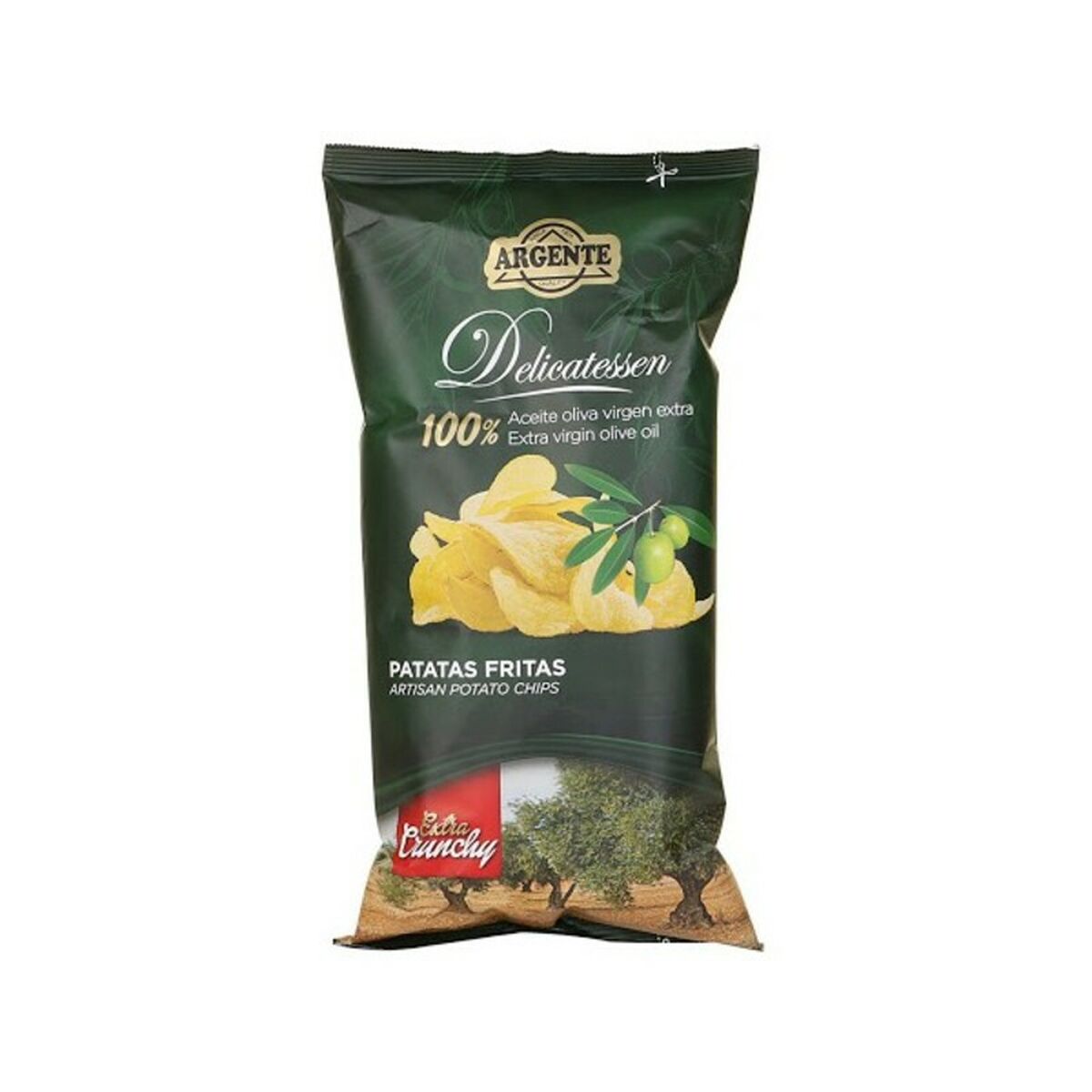 Chips Delicatessen Argente Olijfolie (160 g)