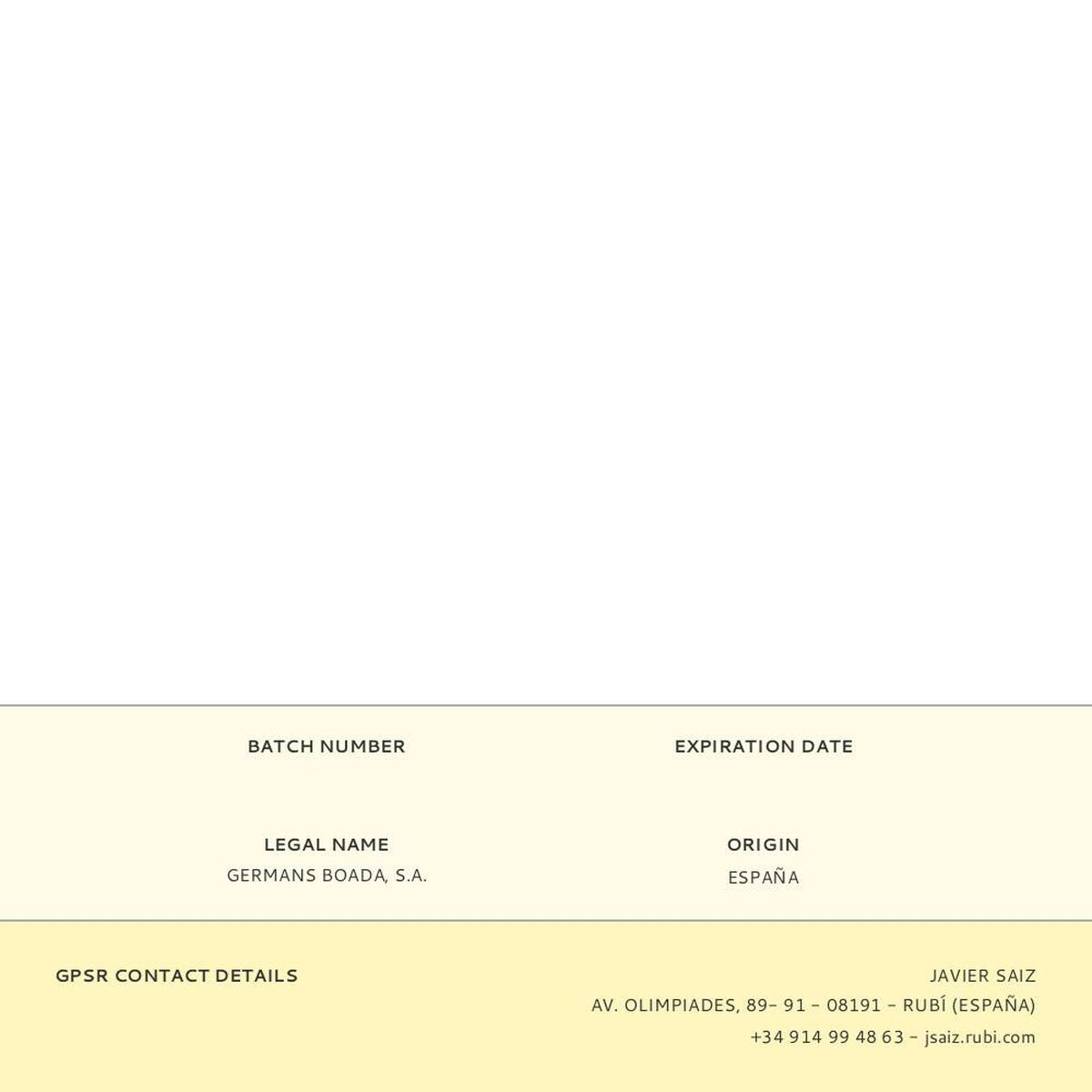 Spatula Rubi 73911 75 mm