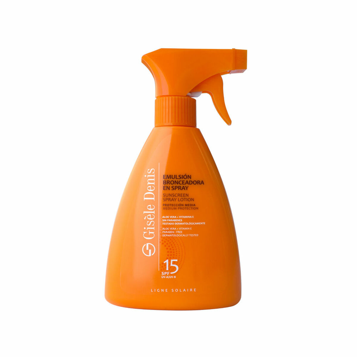 Crème Solaire pour le Corps en Spray Emulsión Bronceadora Gisele Denis (300 ml)