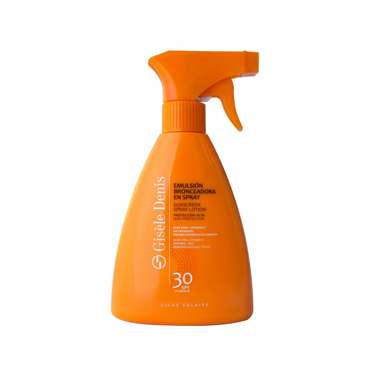 Image secondaire de Crème Solaire pour le Corps en Spray Emulsión Bronceadora Gisele Denis (300 ml)