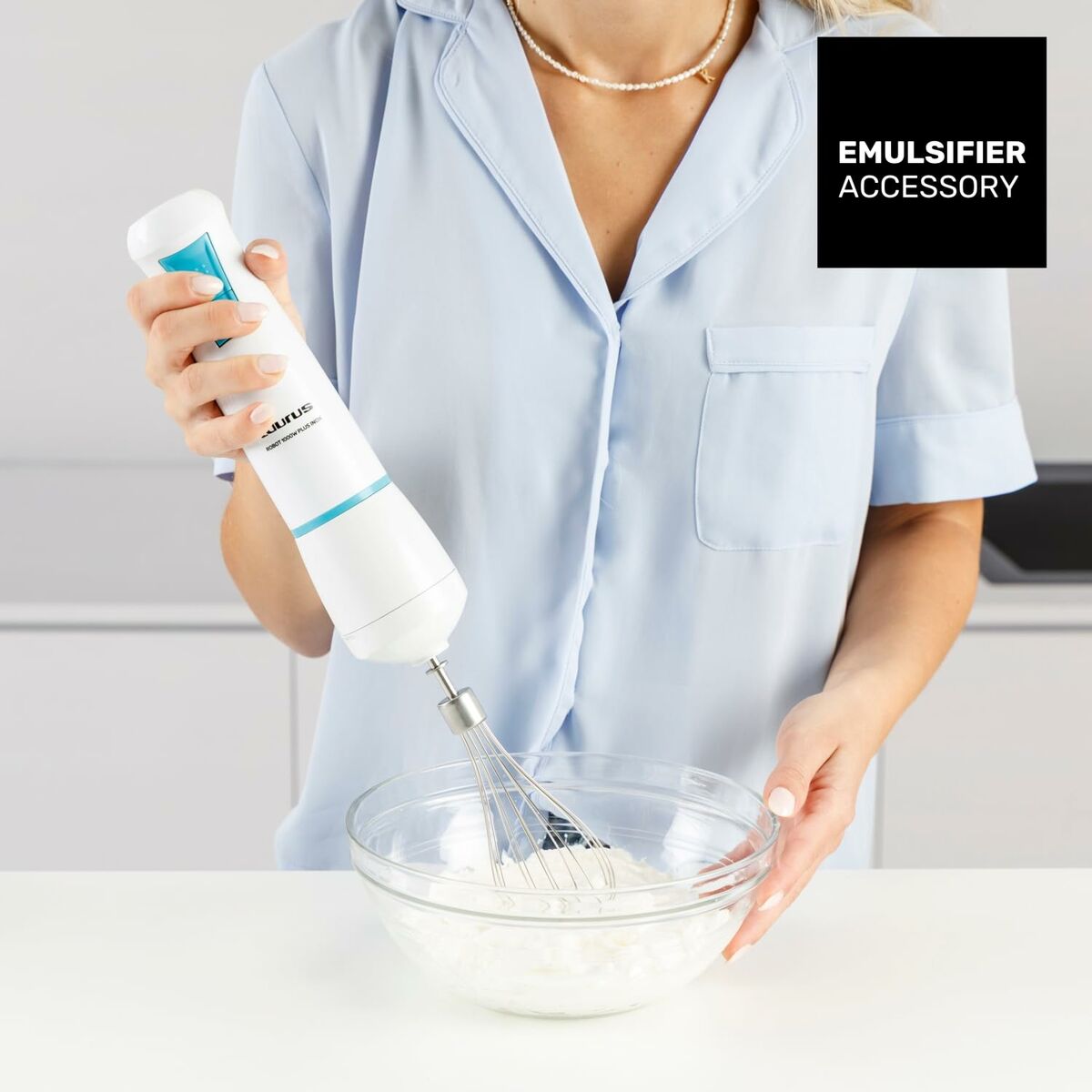 Hand-held Blender Taurus ROBOT 1000 PLUX White