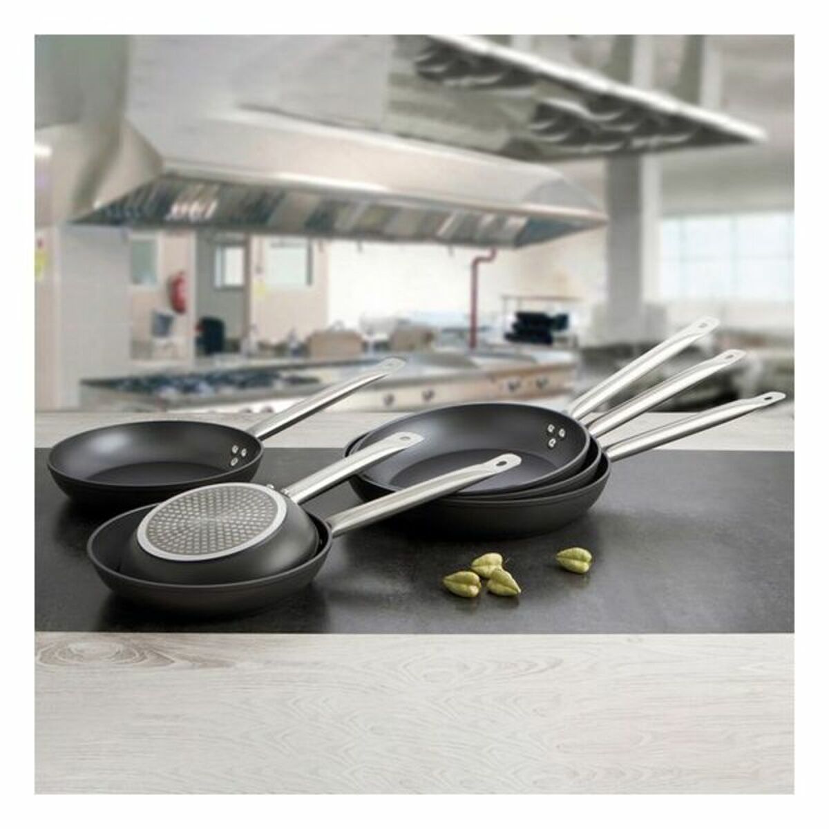 Non-stick frying pan Quid Professional Gastrum Metal Steel, view 3