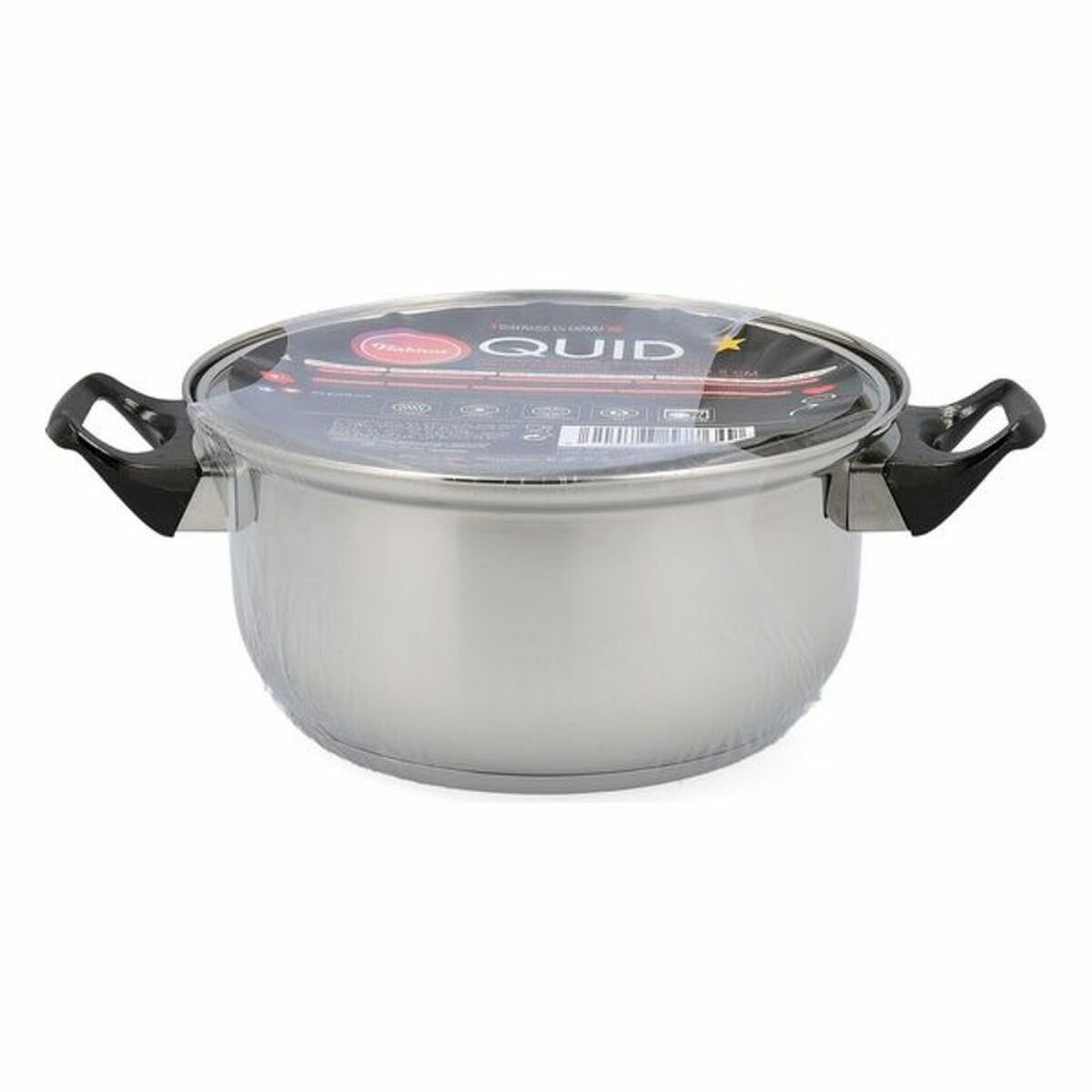 Casserole with glass lid Quid Habitat, view 3