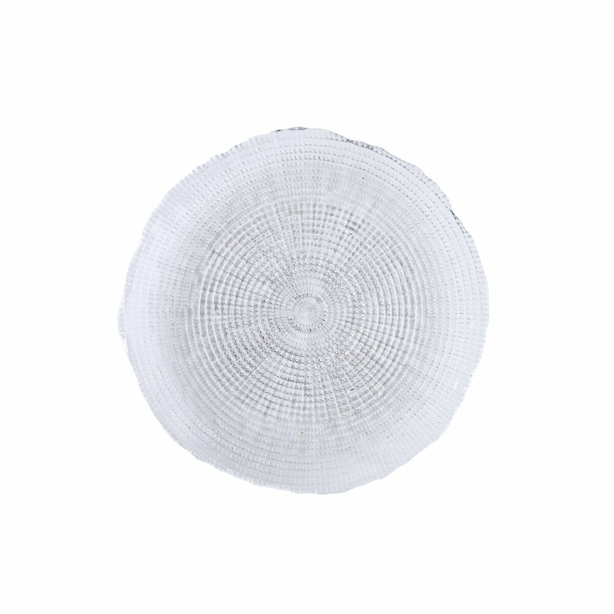 Assiette plate Quid Boreal Transparent verre (Ø 21 cm) (Pack 6x)